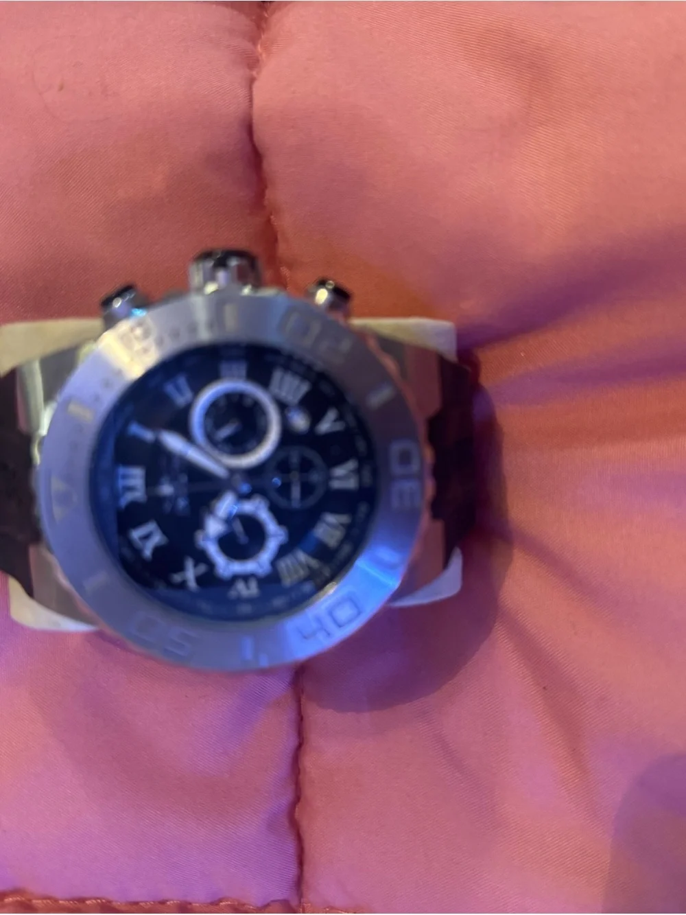 Invicta Pro Diver Men's Silver Watch Caseback
